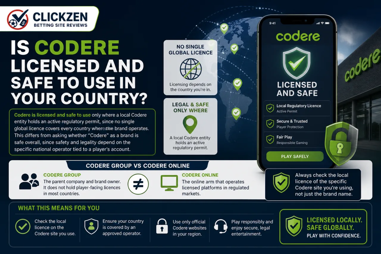 Is Codere Licensed and Regulated in Your Country Is Codere Licensed and Regulated in Your Country