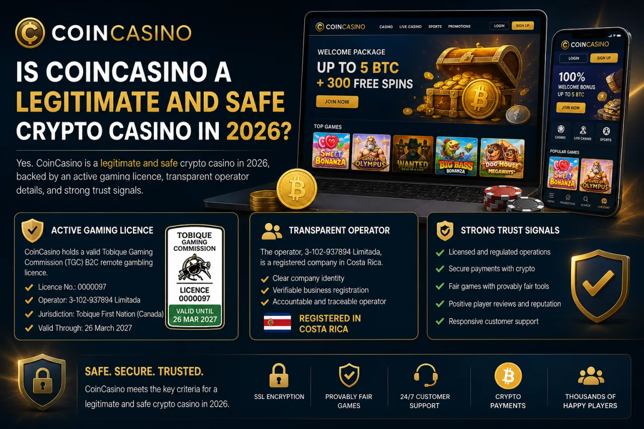 Is CoinCasino a Legitimate and Safe Crypto Casino in 2026 Is CoinCasino a legitimate and safe crypto casino in 2026