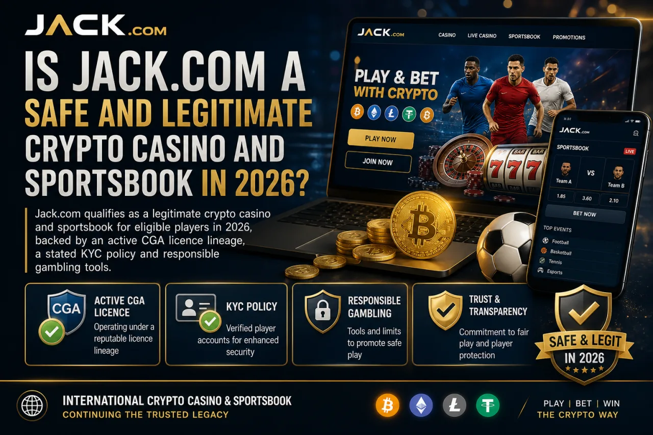 Is Jack.com a Safe and Legitimate Crypto Casino and Sportsbook in 2026