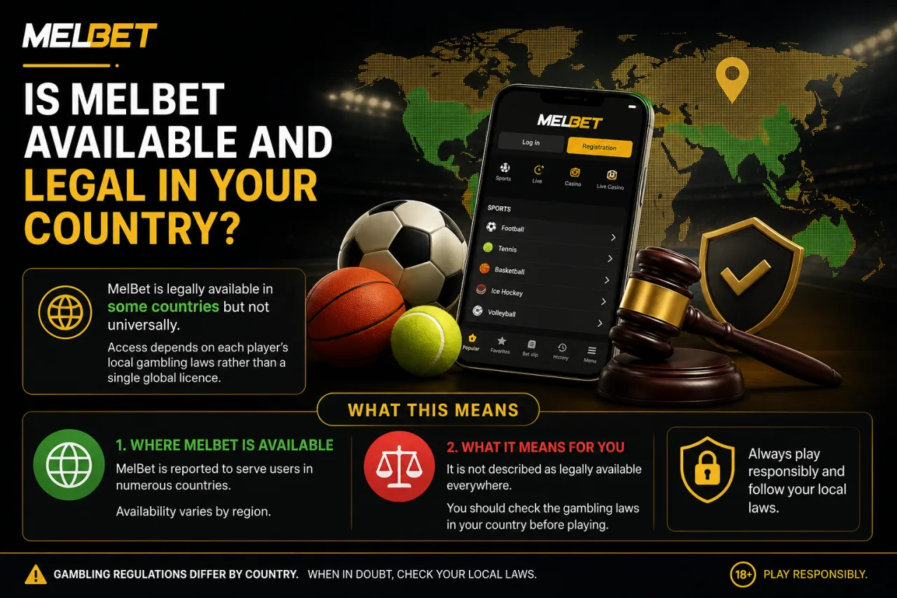 Is MelBet Available and Legal in Your Country