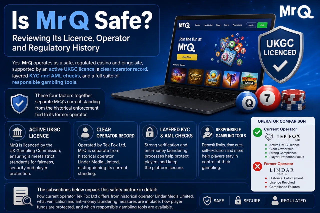 Is MrQ Safe? Reviewing Its Licence, Operator and Regulatory History