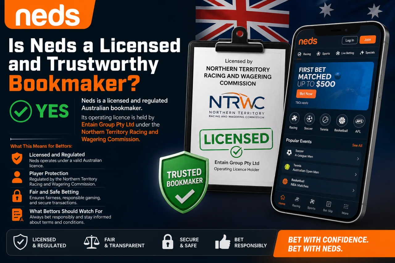 Is Neds a Licensed and Trustworthy Bookmaker