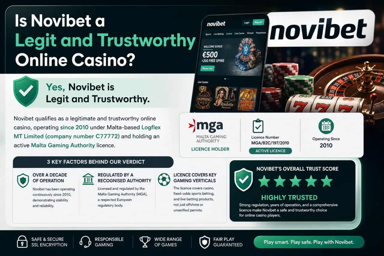 Is Novibet a Legit and Trustworthy Online Casino