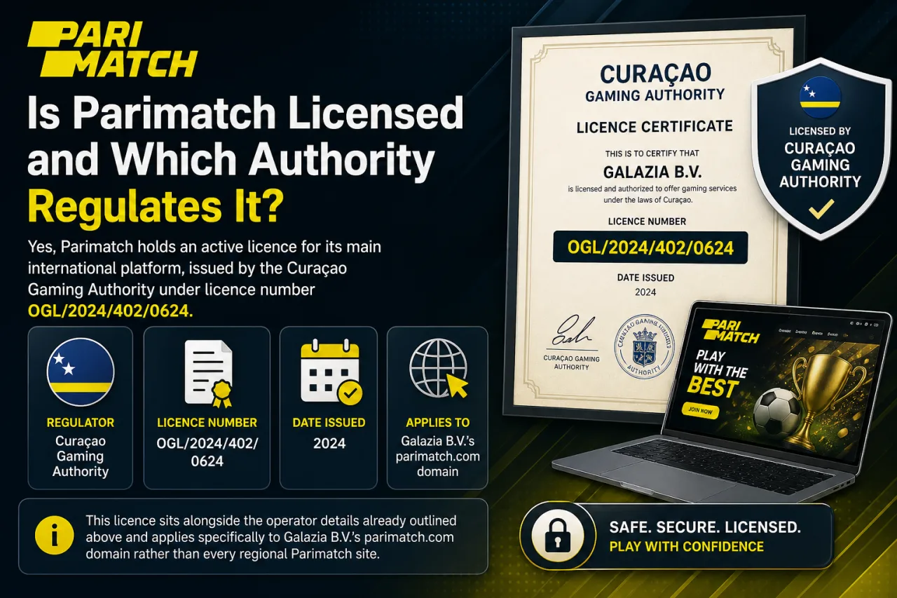 Is Parimatch Licensed and Which Authority Regulates It