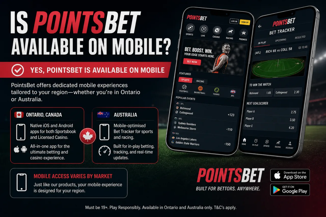 Is PointsBet Available on Mobile