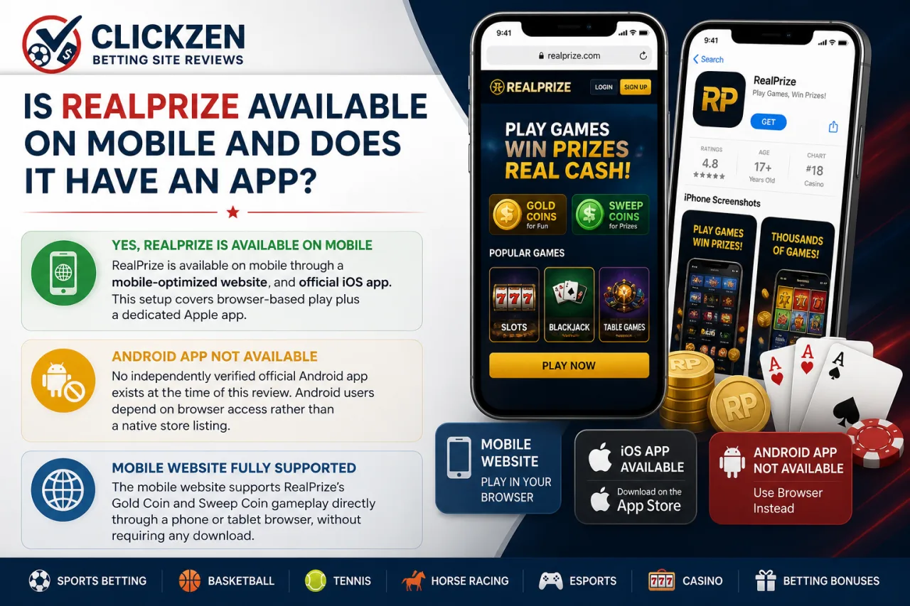 Is RealPrize Available on Mobile and Does It Have an App