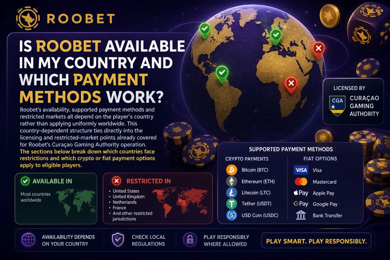 Is Roobet Available in My Country and Which Payment Methods Work Is Roobet Available in My Country and Which Payment Methods Work