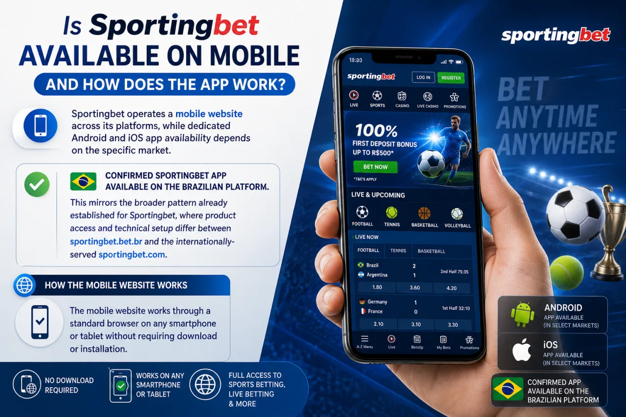 Is Sportingbet Available on Mobile and How Does the App Work