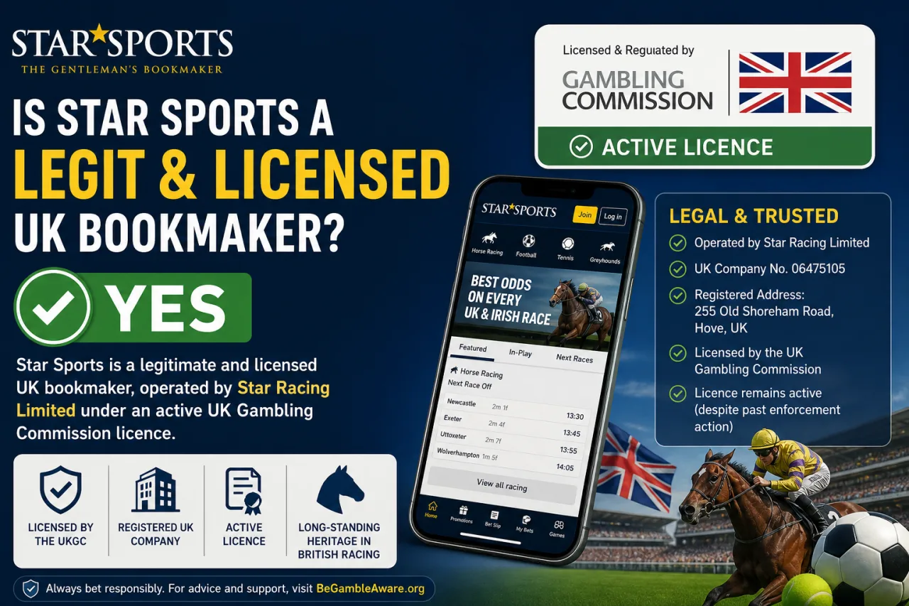 Is Star Sports a Legit and Licensed UK Bookmaker