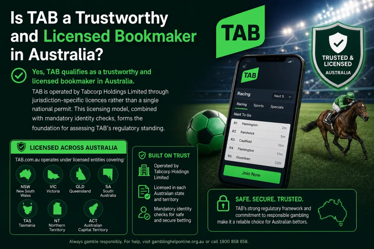 Is TAB a Trustworthy and Licensed Bookmaker in Australia