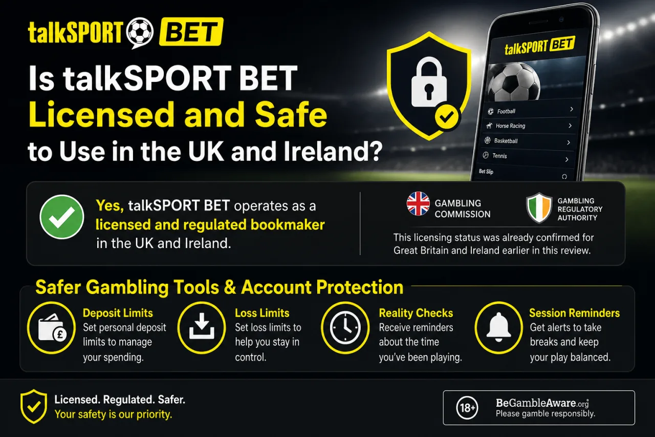Is talkSPORT BET Licensed and Safe to Use