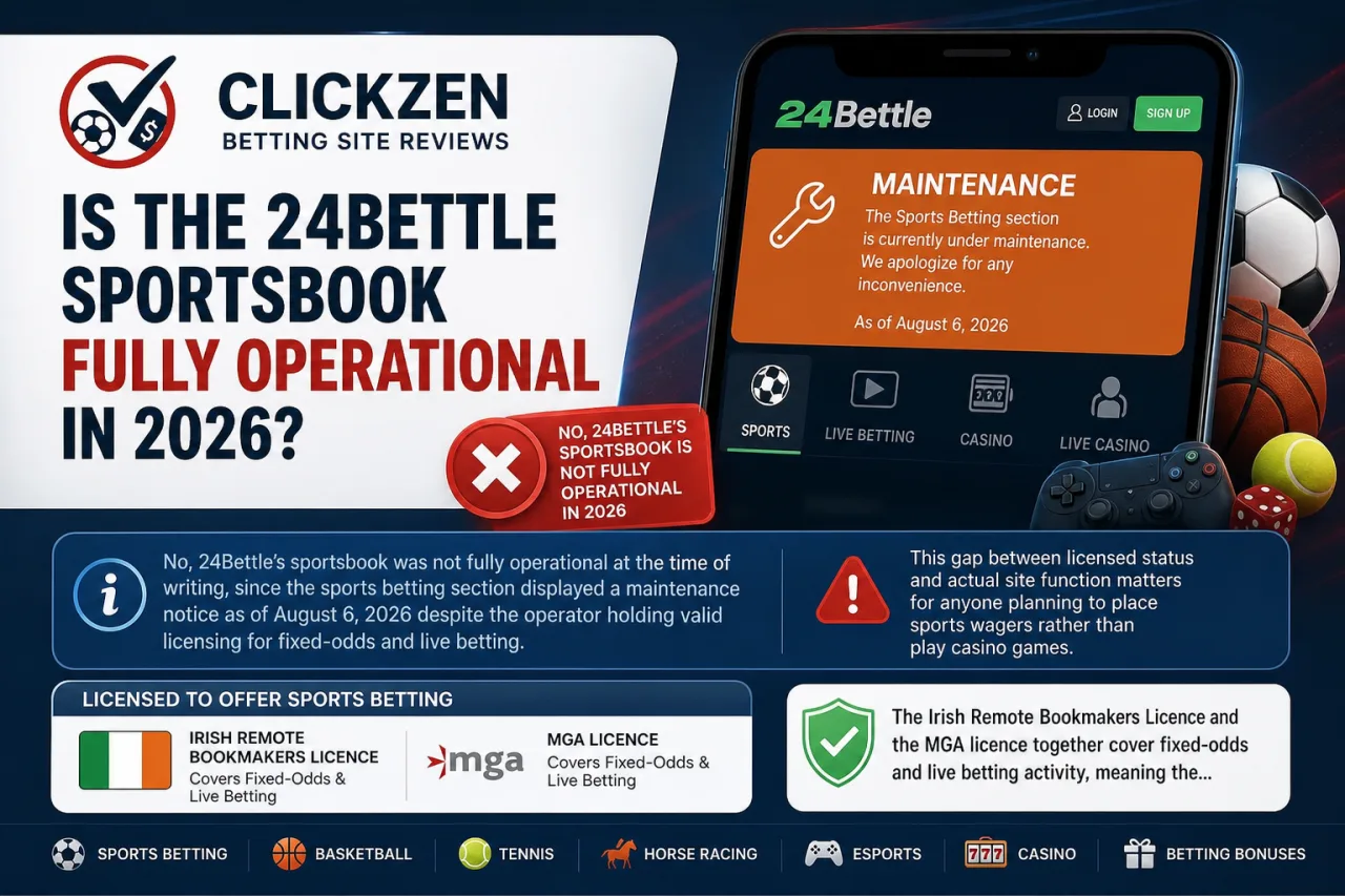 Is the 24Bettle Sportsbook Fully Operational in 2026