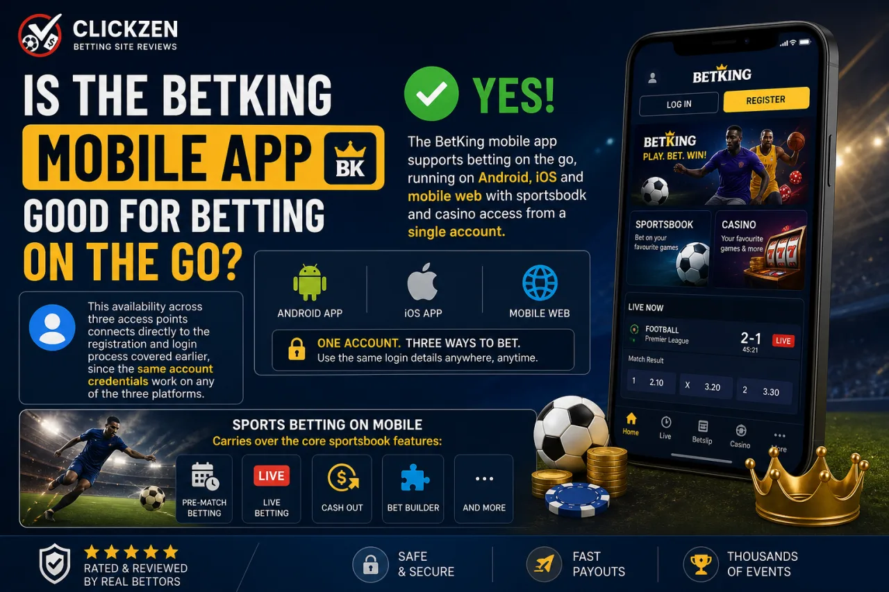 BetKing mobile app for betting on the go