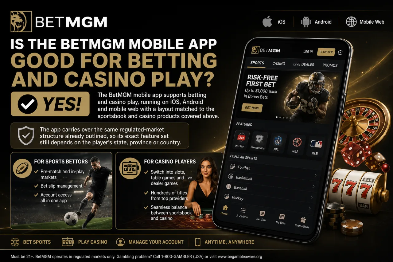 Is the BetMGM Mobile App Good for Betting and Casino Play