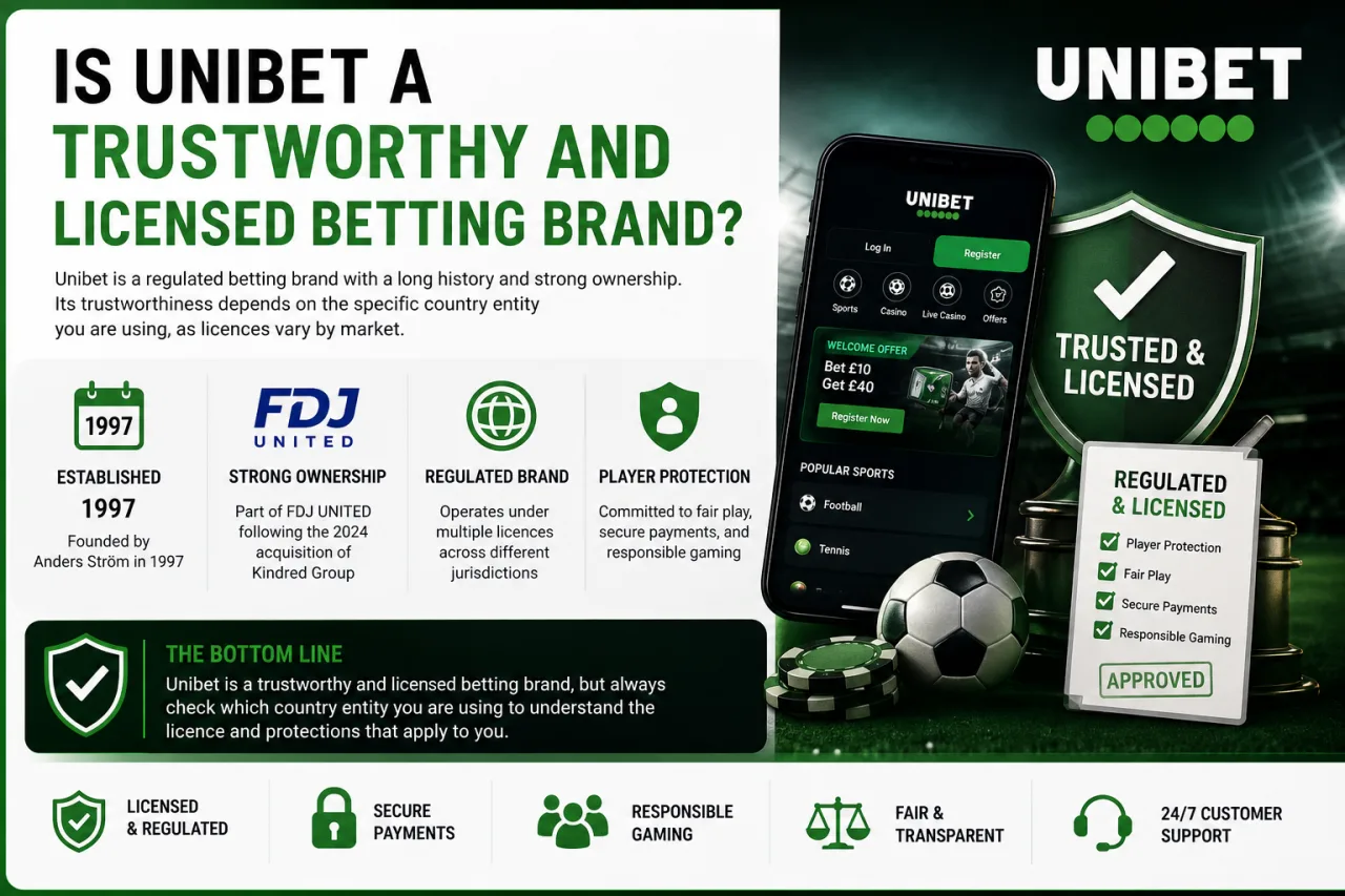 Is Unibet a Trustworthy and Licensed Betting Brand