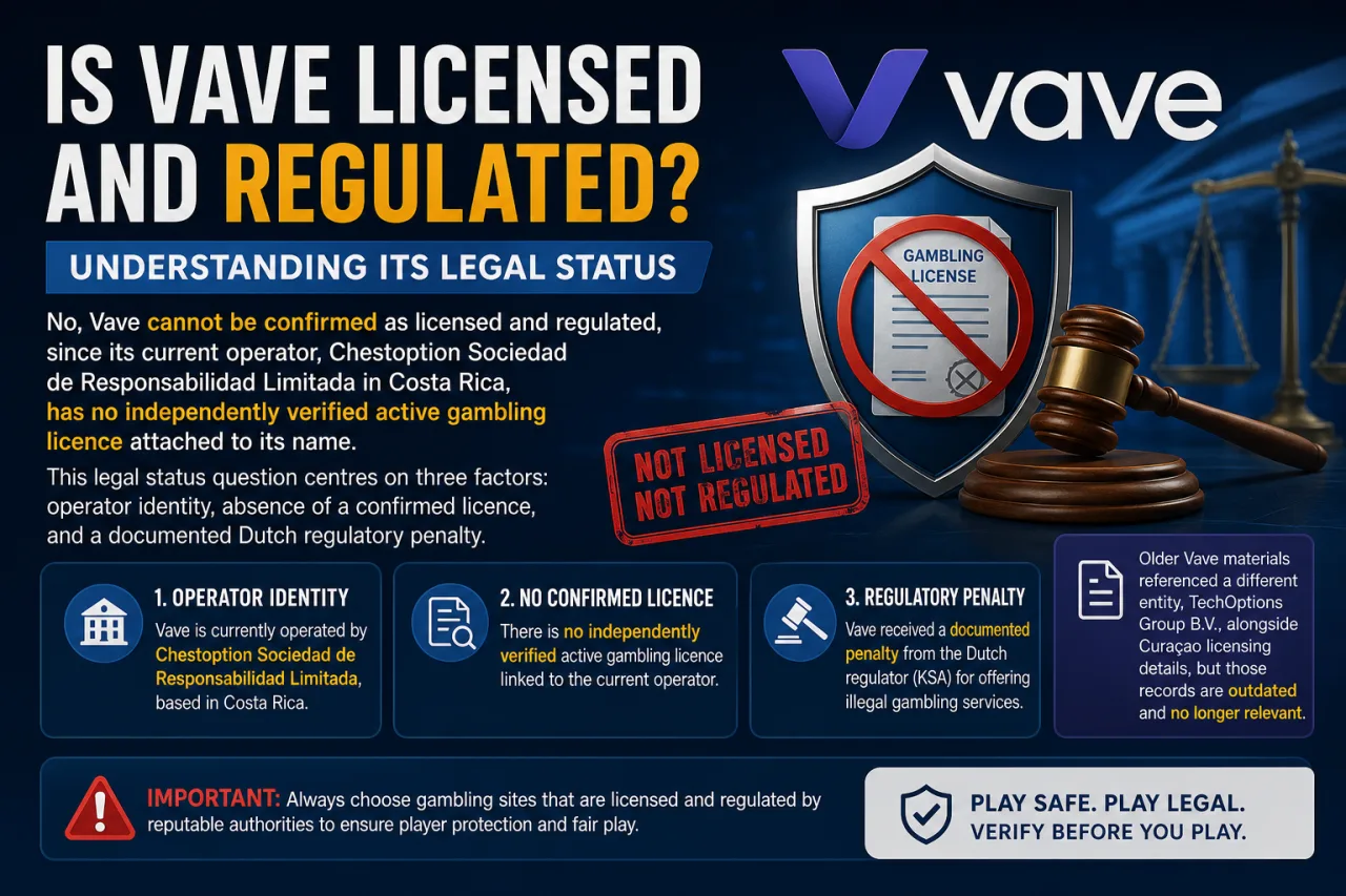 Is Vave Licensed and Regulated? Understanding Its Legal Status