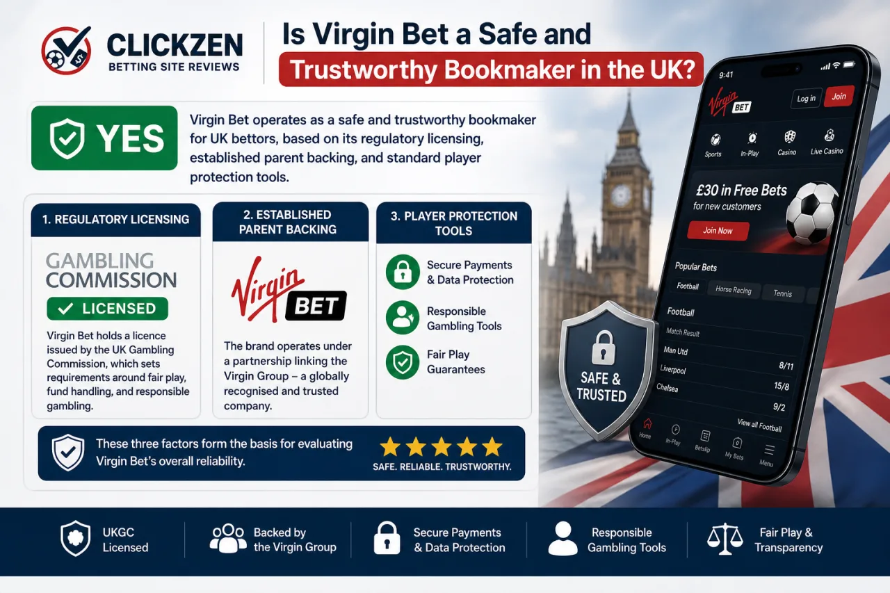 Is Virgin Bet a Safe and Trustworthy Bookmaker in the UK