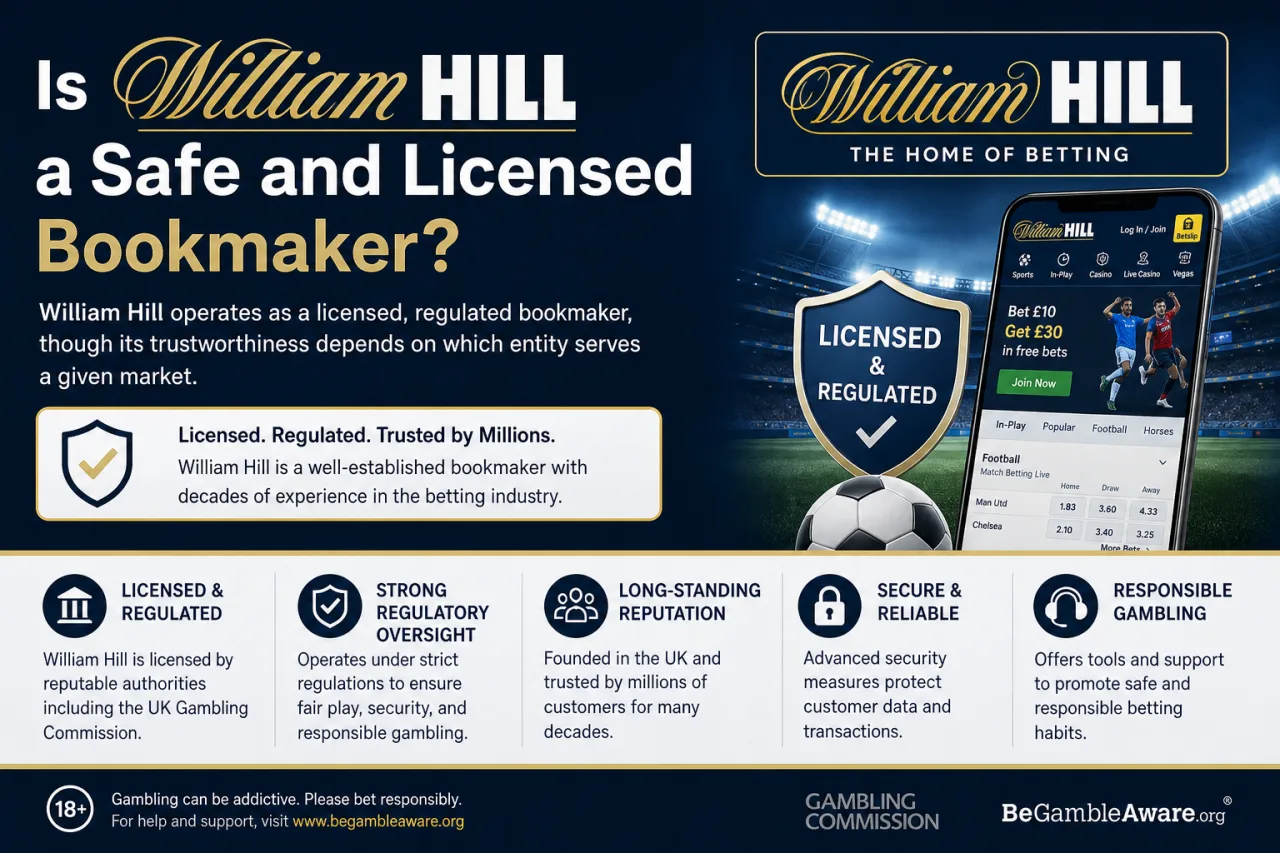 Is William Hill a Safe and Licensed Bookmaker Is William Hill a Safe and Licensed Bookmaker