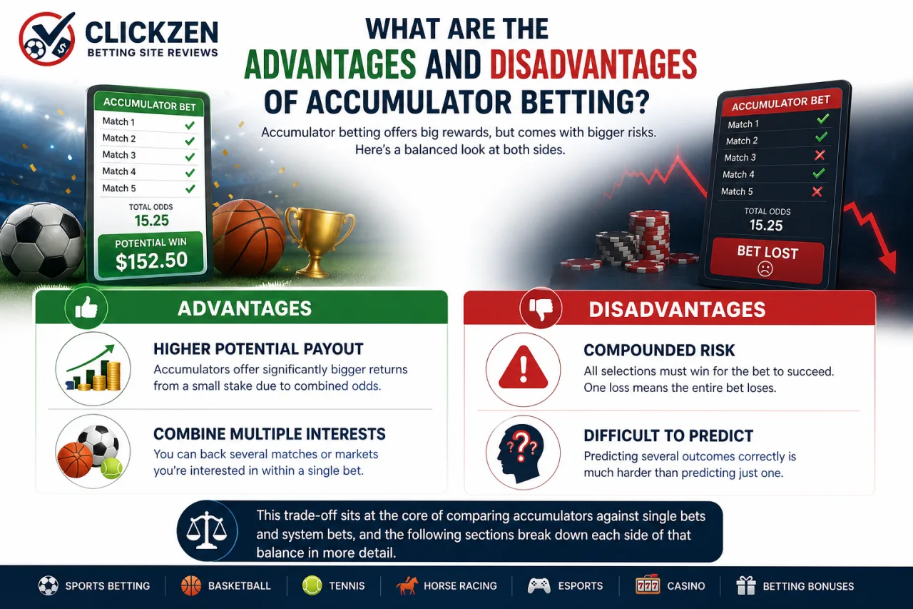 What Are the Advantages and Disadvantages of Accumulator Betting