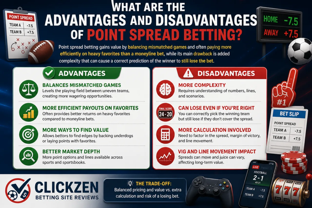 What Are the Advantages and Disadvantages of Point Spread Betting