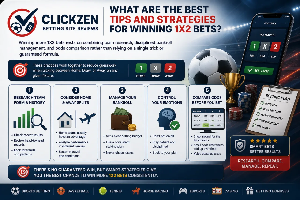 What Are the Best Tips and Strategies for Winning 1X2 Bets