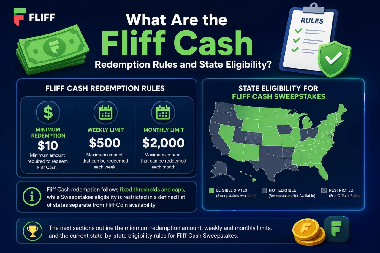 What Are the Fliff Cash Redemption Rules and State Eligibility