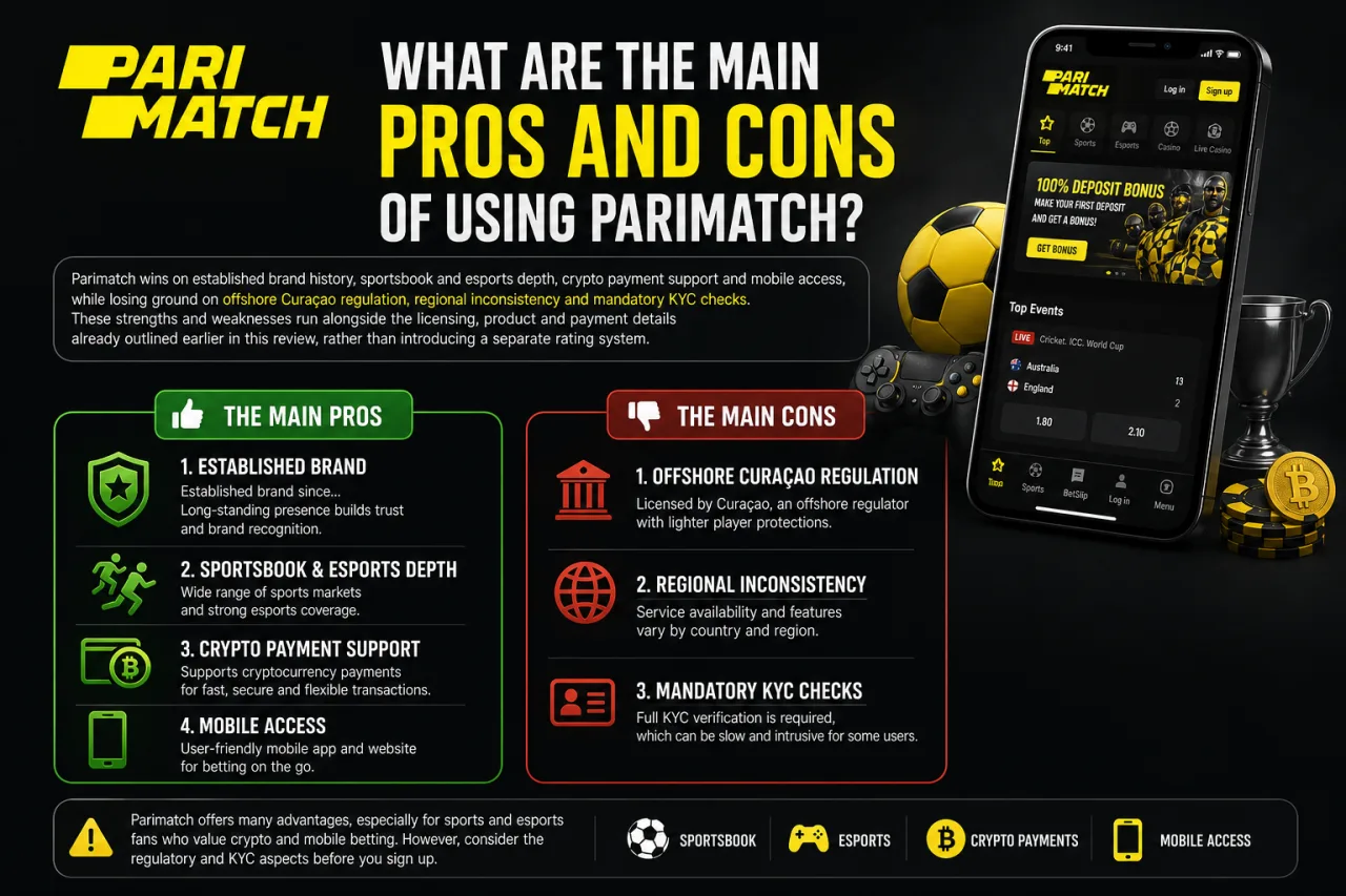 What Are the Main Pros and Cons of Using Parimatch
