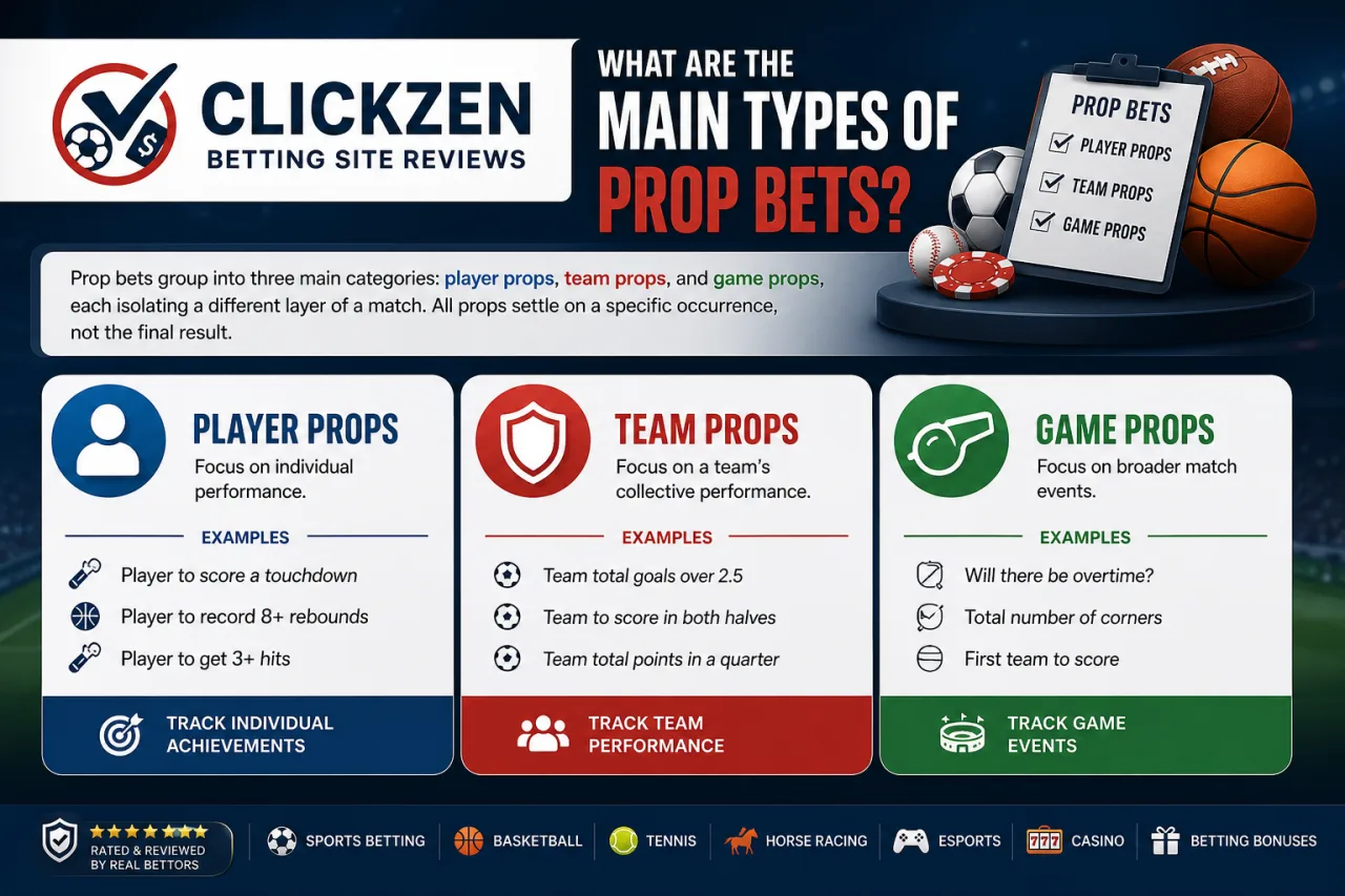 What Are the Main Types of Prop Bets
