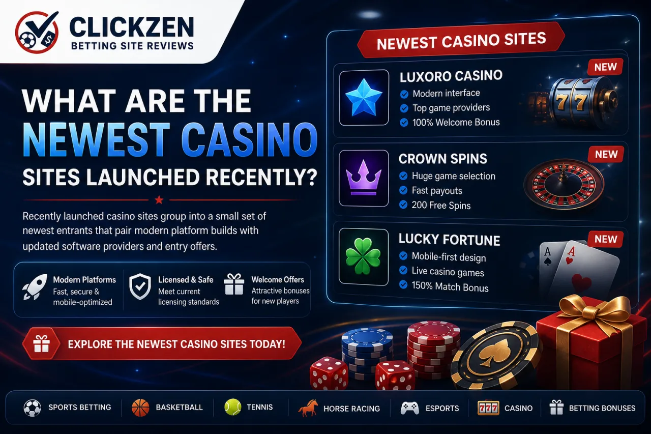 What Are the Newest Casino Sites Launched Recently