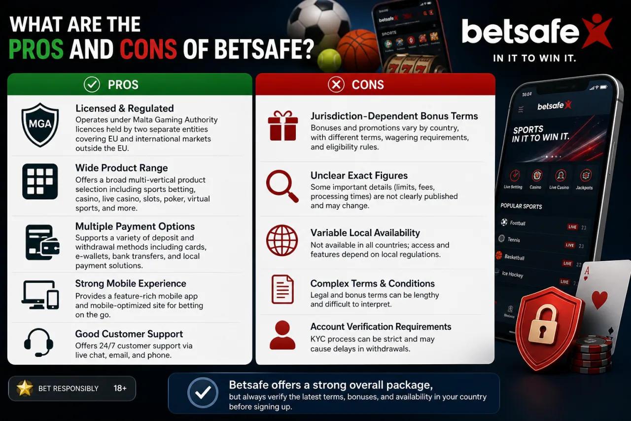 What Are the Pros and Cons of Betsafe