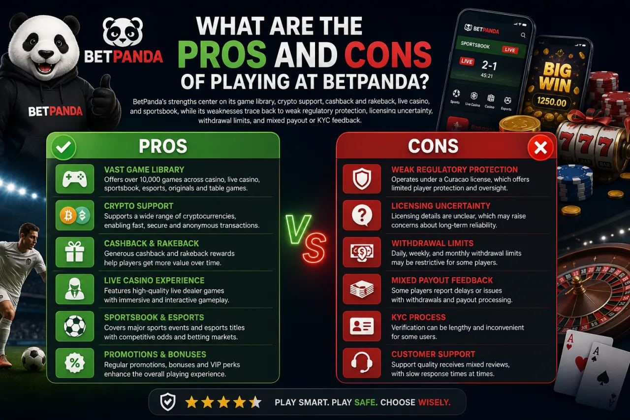 What Are the Pros and Cons of Playing at BetPanda