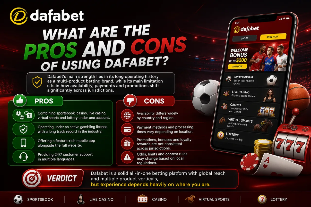 What Are the Pros and Cons of Using Dafabet