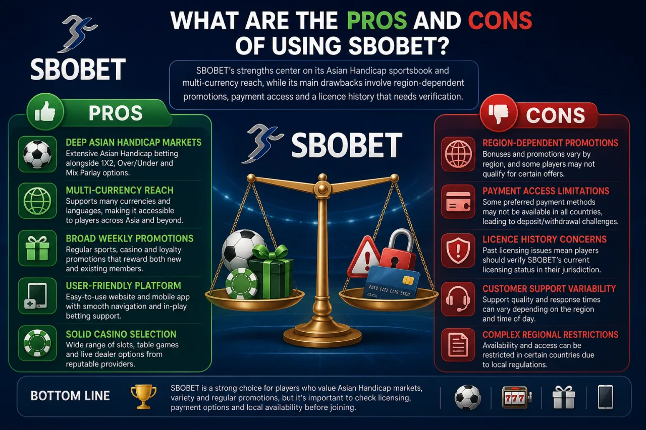 What Are the Pros and Cons of Using SBOBET