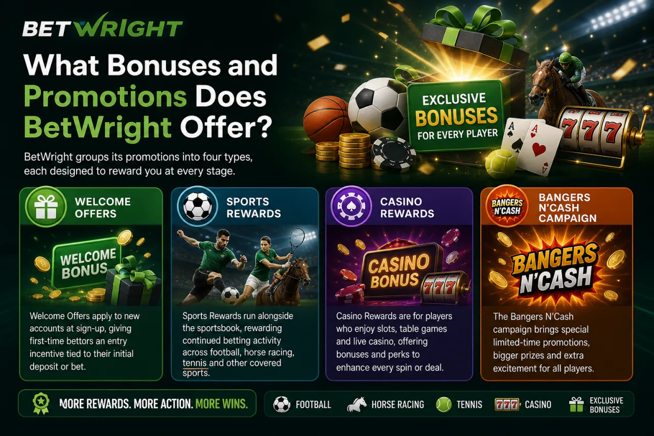 What Bonuses and Promotions Does BetWright Offer