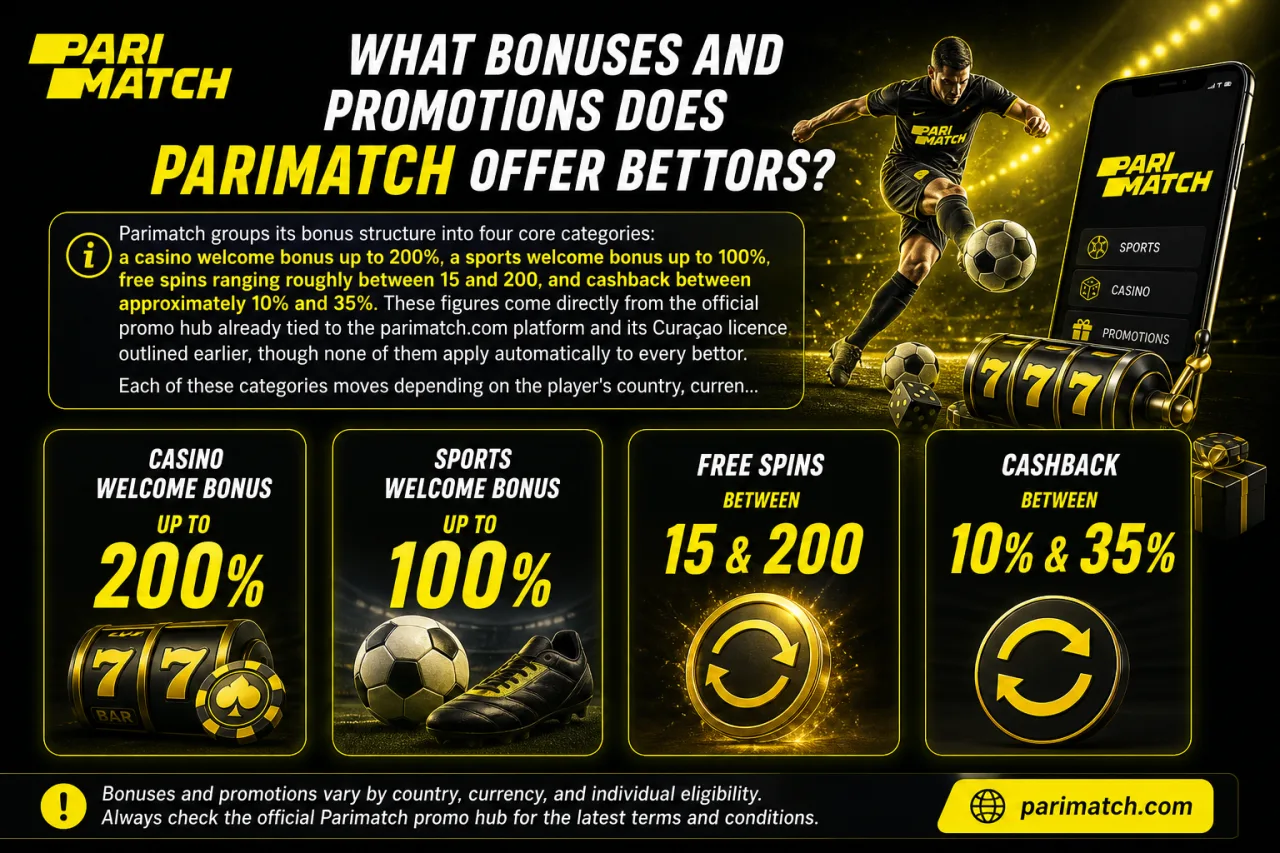 What Bonuses and Promotions Does Parimatch Offer Bettors