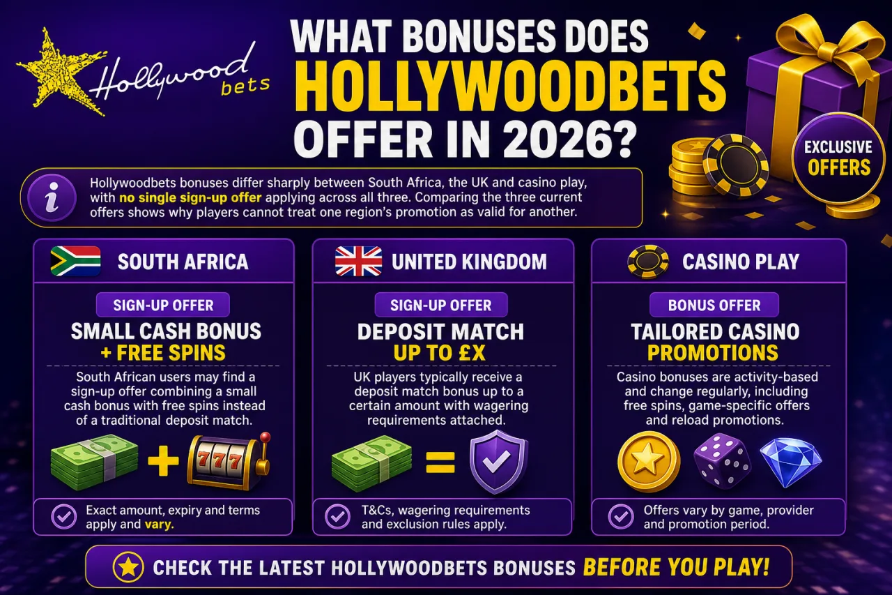 What Bonuses Does Hollywoodbets Offer in 2026