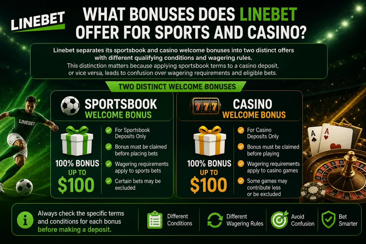 What Bonuses Does Linebet Offer for Sports and Casino