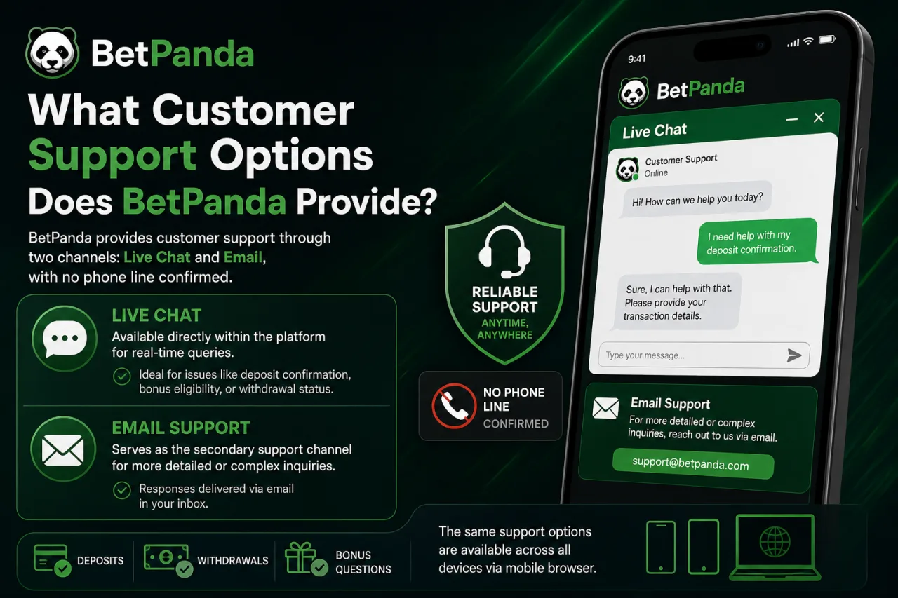 What Customer Support Options Does BetPanda Provide