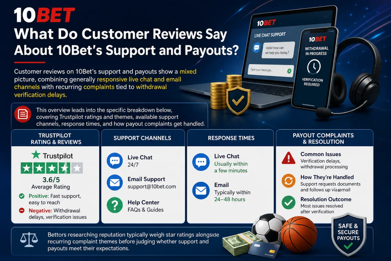 What Do Customer Reviews Say About 10Bet Support and Payouts