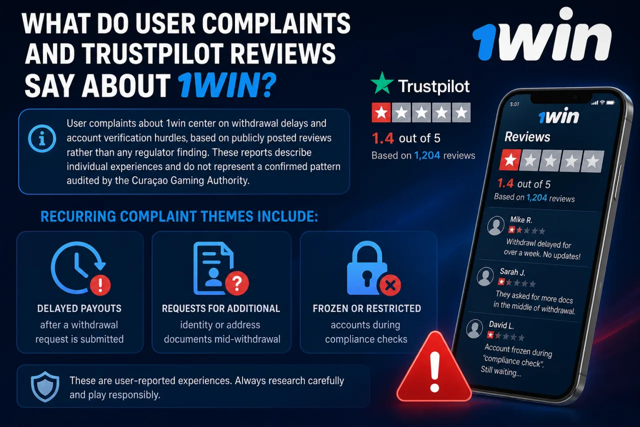 What Do User Complaints and Trustpilot Reviews Say About 1win