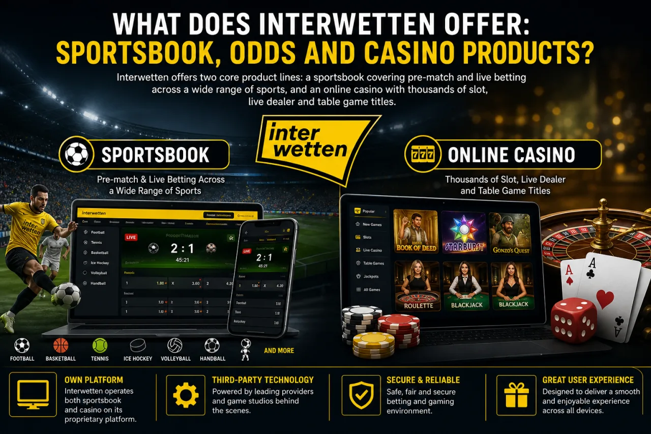 What Does Interwetten Offer: Sportsbook, Odds and Casino Products