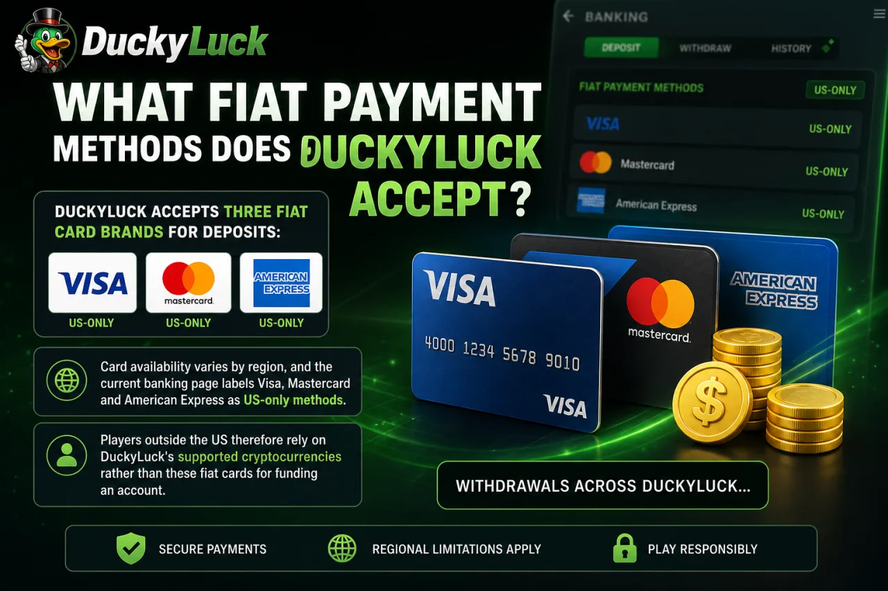What Fiat Payment Methods Does DuckyLuck Accept