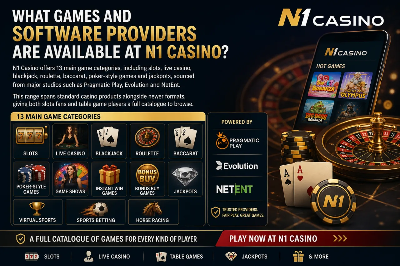 What Games and Software Providers Are Available at N1 Casino