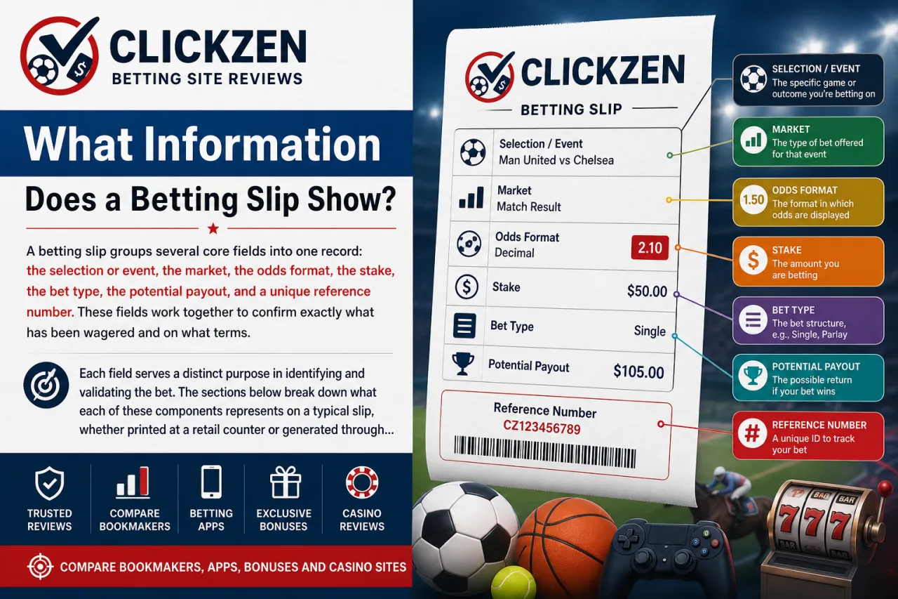 What Information Does a Betting Slip Show