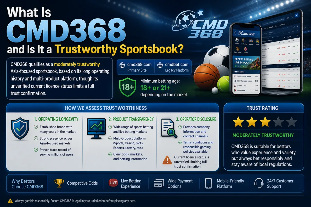 What Is CMD368 and Is It a Trustworthy Sportsbook