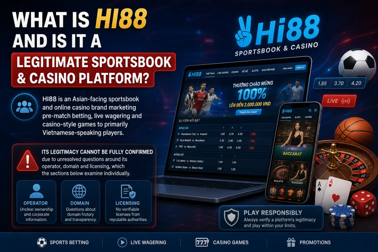 What Is HI88 and Is It a Legitimate Sportsbook & Casino Platform