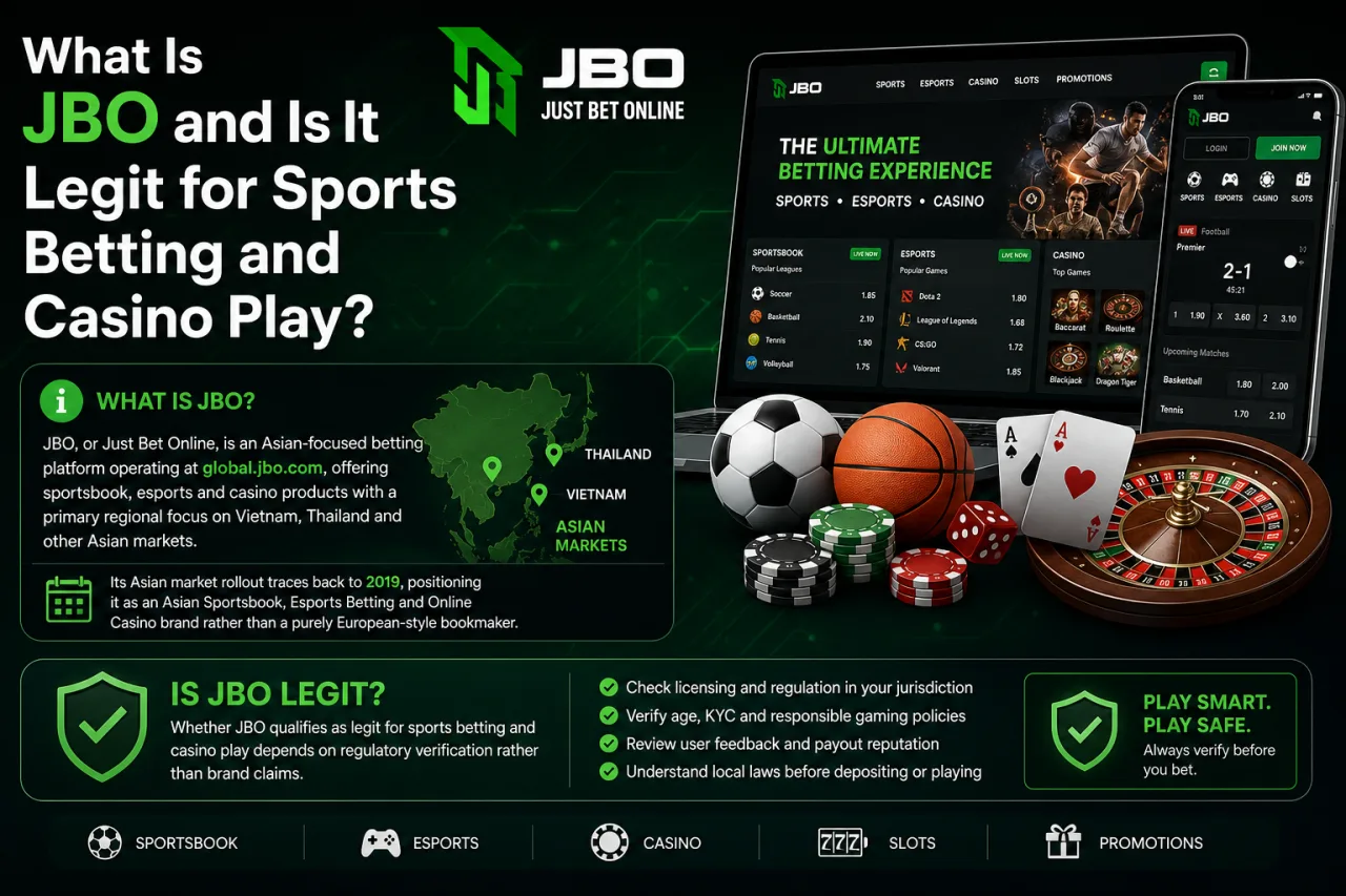What Is JBO and Is It Legit for Sports Betting and Casino Play