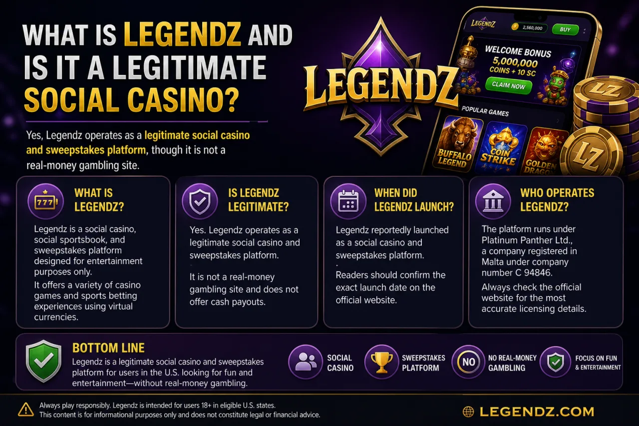 What Is Legendz and Is It a Legitimate Social Casino
