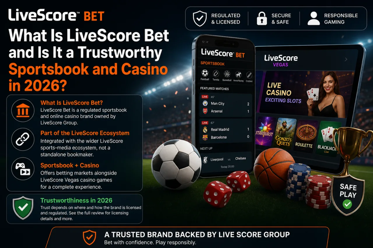 What Is LiveScore Bet and Is It a Trustworthy Sportsbook and Casino in 2026