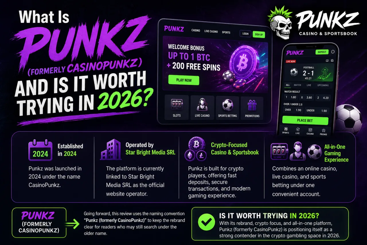 What Is Punkz (Formerly CasinoPunkz) and Is It Worth Trying in 2026